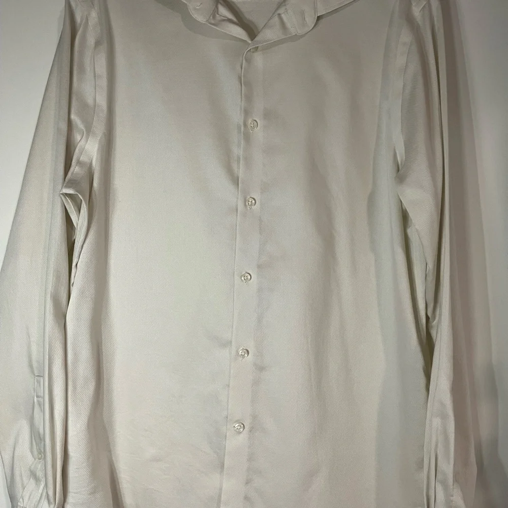Michael Kors Men's Cream Dress Shirt